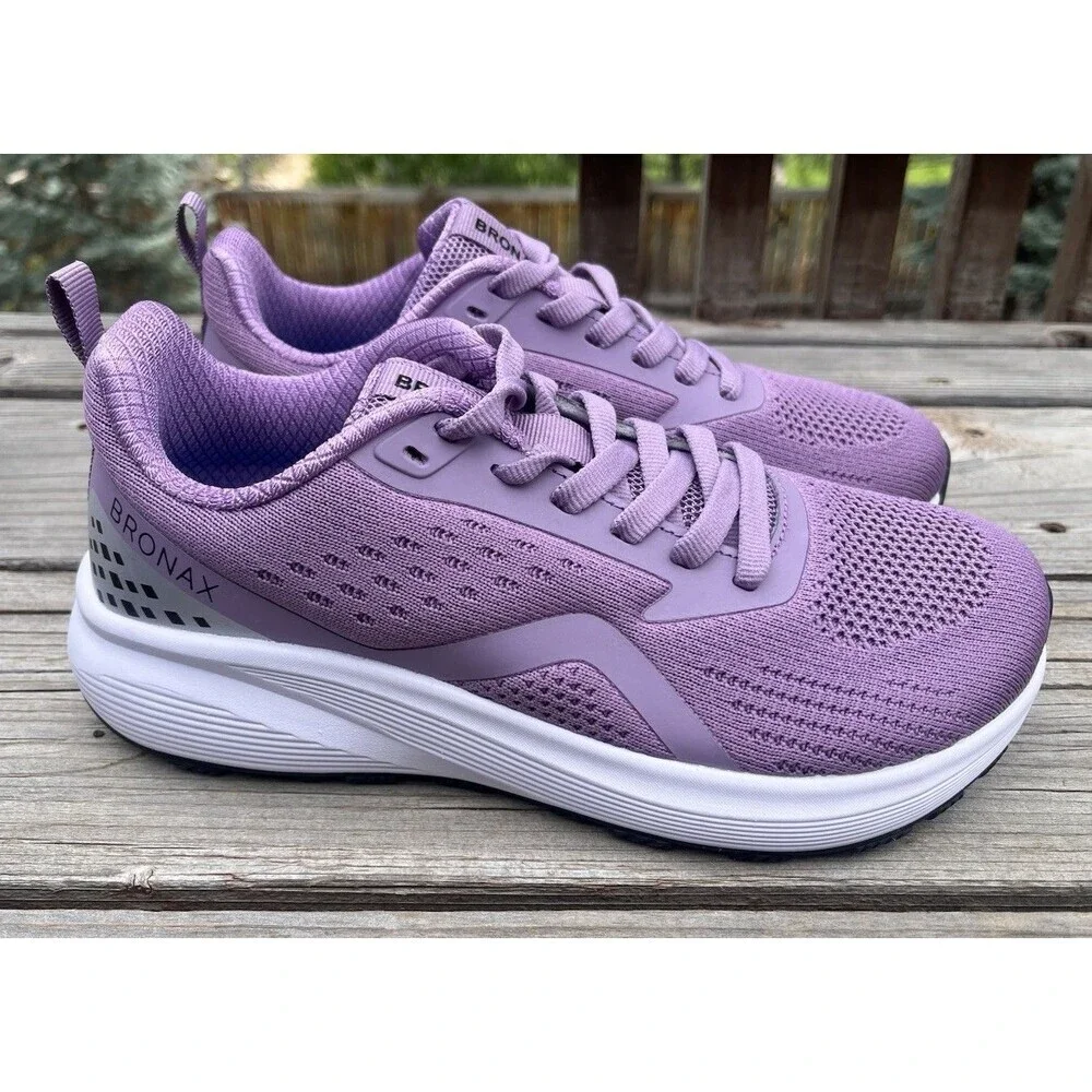 New! Bronax S71 Women's 38 US 7-7.5 Running Shoes Wide Toe Box - Purple